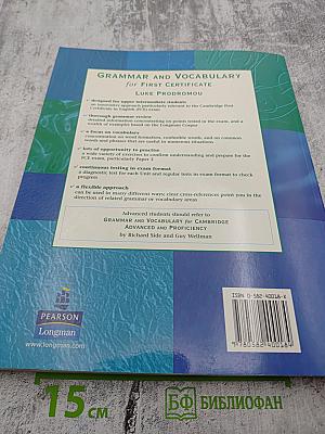 Grammar and Vocabulary for First Certificate
