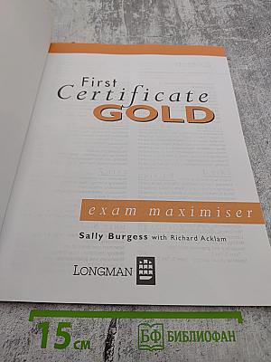 First Certificate Gold Exam Maximiser