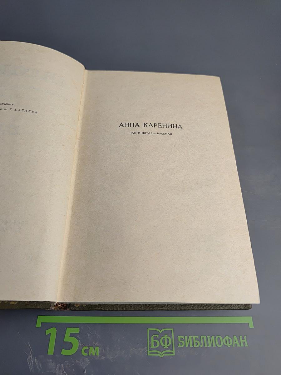 Анна Каренина. Части пятая - восьмая