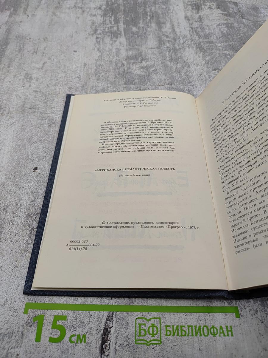 Американская романтическая повесть