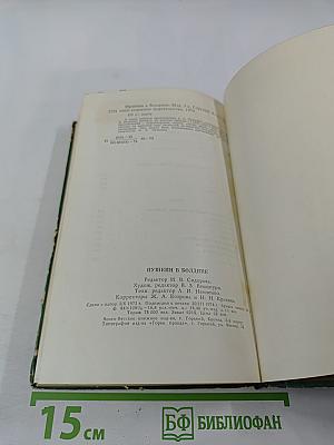 Пушкин в Болдине