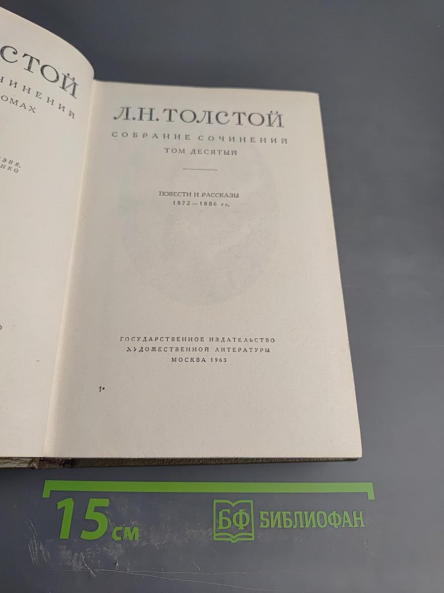 Собрание сочинений. Том десятый. Повести и рассказы 1872-1886 гг.