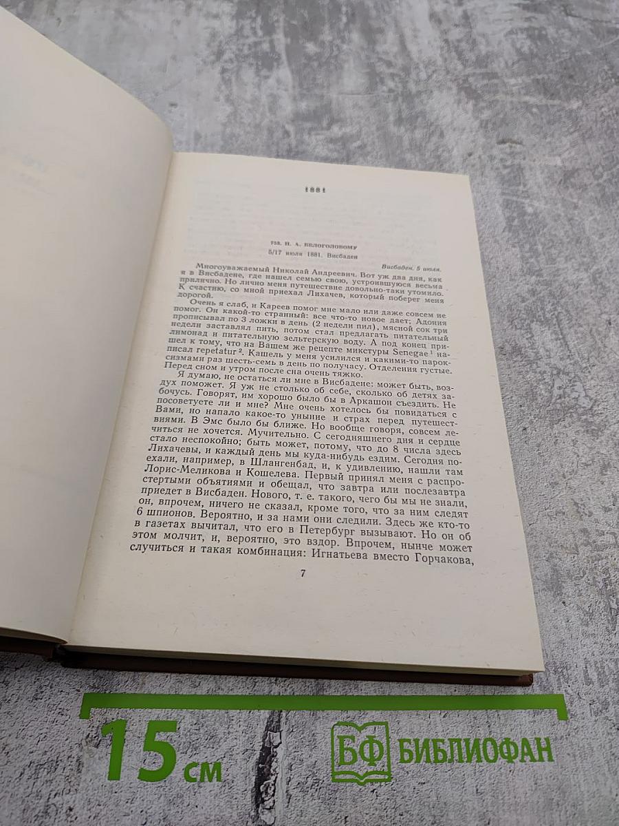 Собрание сочинений. Том 19, книга 2. Письма (1881-1884)