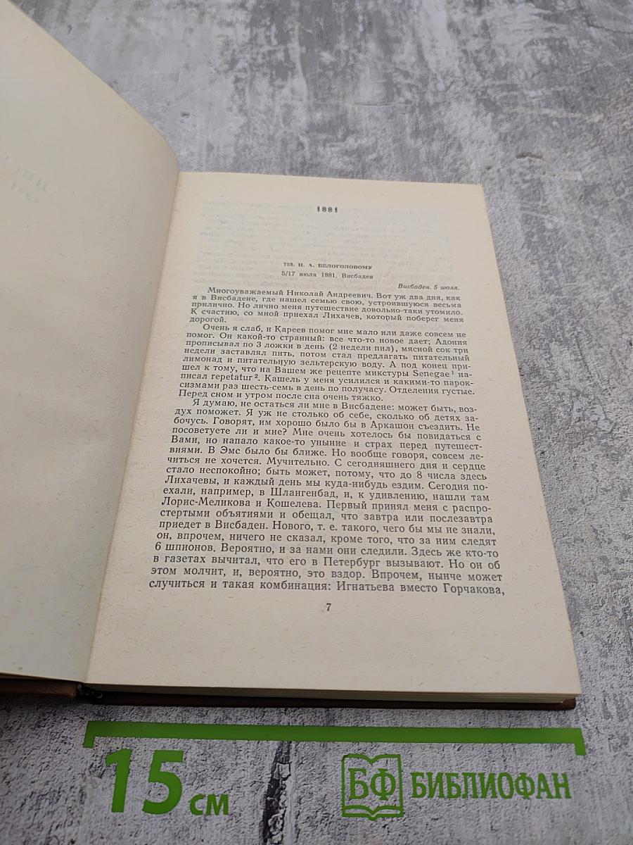 Собрание сочинений. Том девятнадцатый. Книга вторая. Письма (1881-1884)