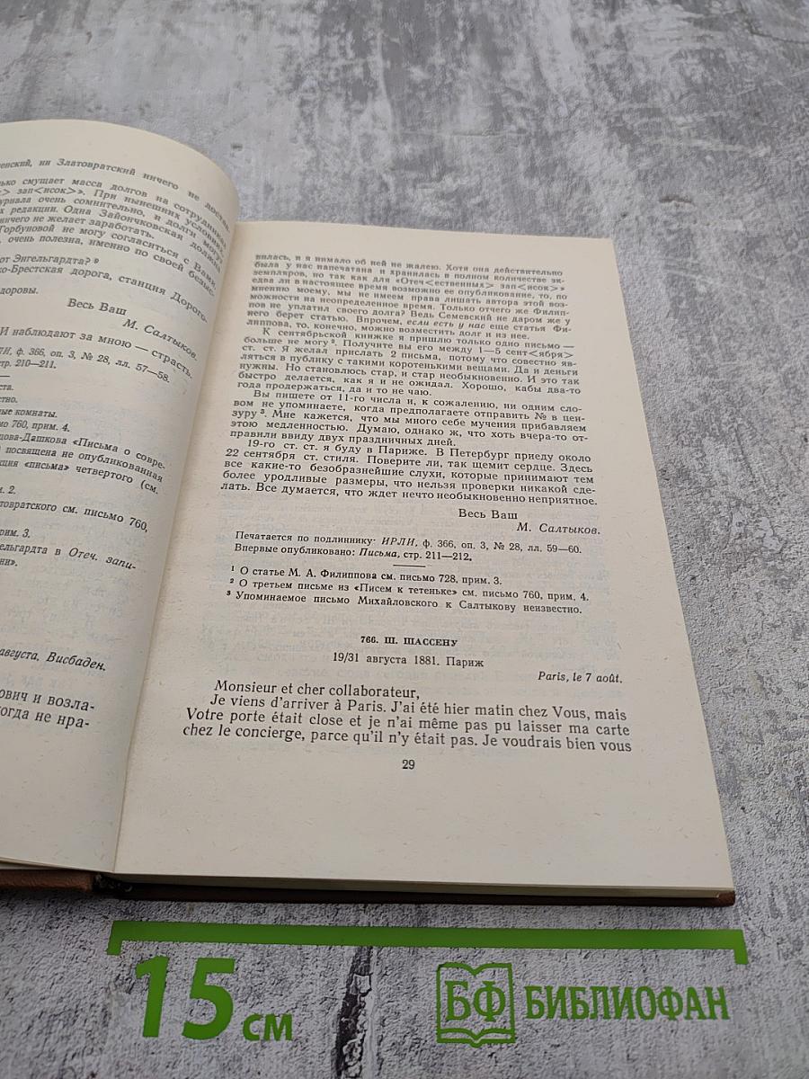 Собрание сочинений. Том девятнадцатый. Книга вторая. Письма (1881-1884)