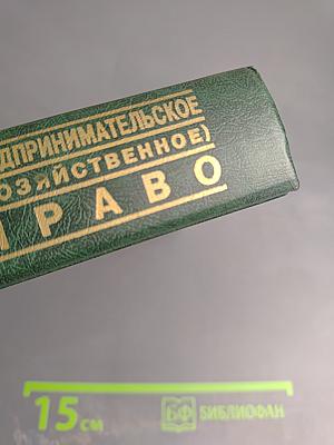 Предпринимательское (хозяйственное) право. Том 1