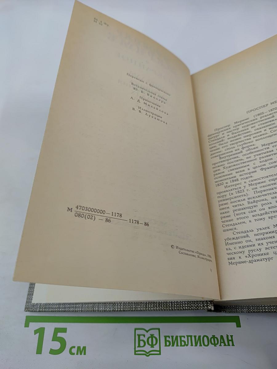 Избранное: Новеллы, Хроника царствования Карла IX