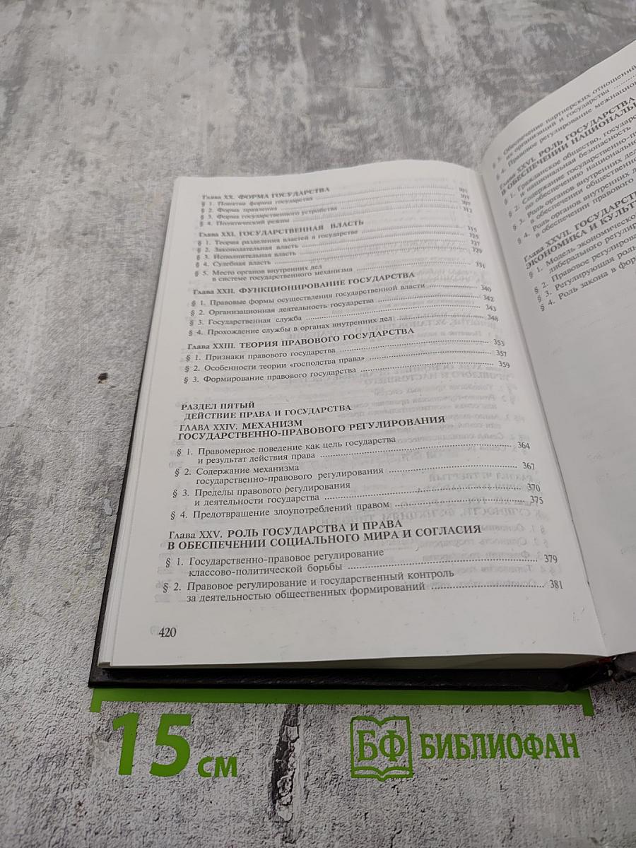 Теория права и государства