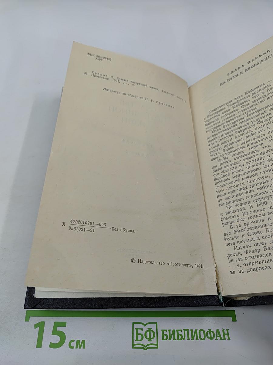Счастье потерянной жизни. Трилогия, Книга 2