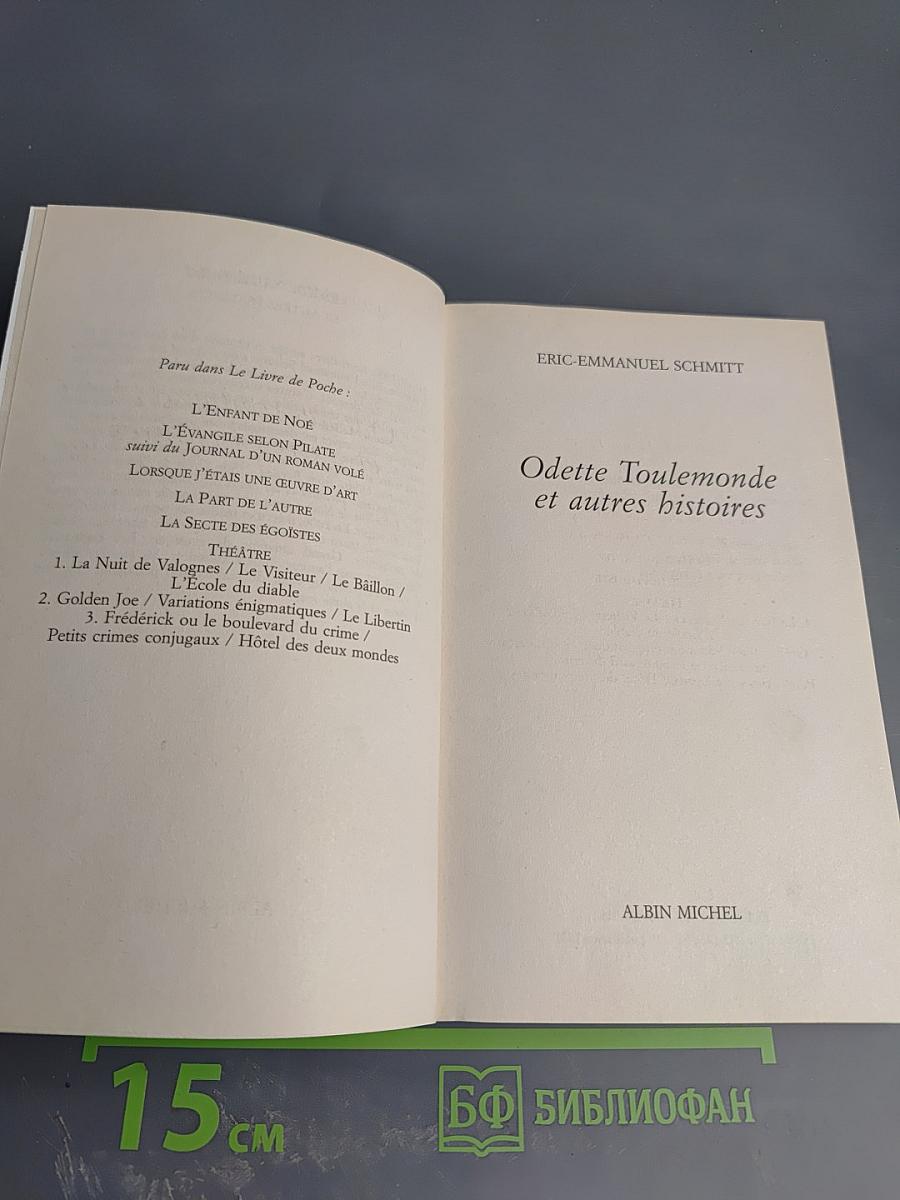 Odette Toulemonde et autres histoires