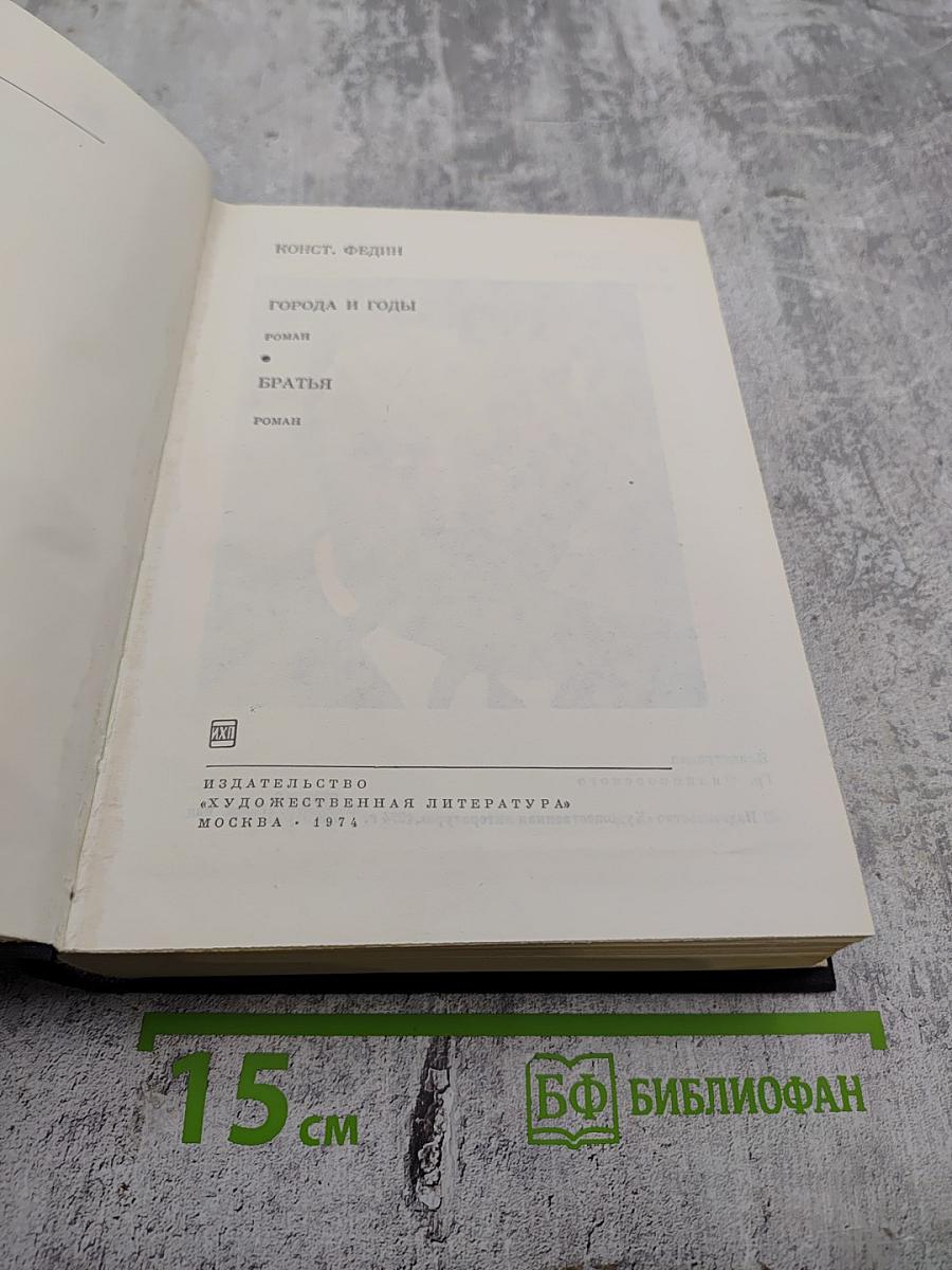 Города и годы. Братья