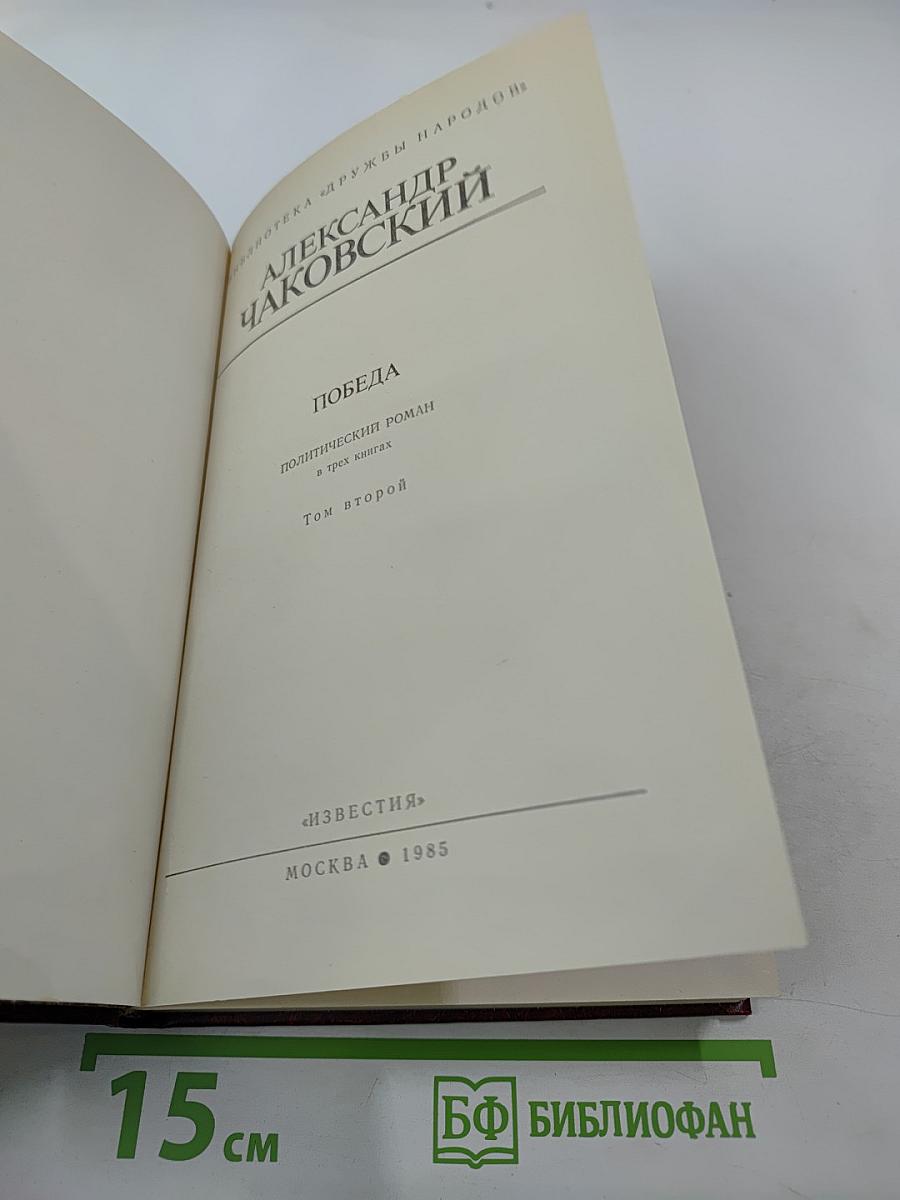 Победа. Политический роман в трех книгах. Том второй
