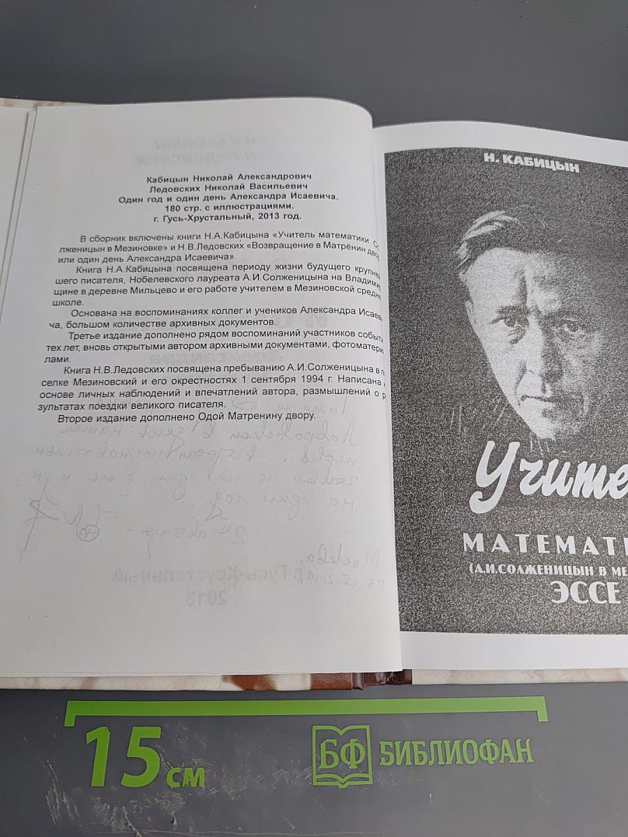 Один год и один день Александра Исаевича