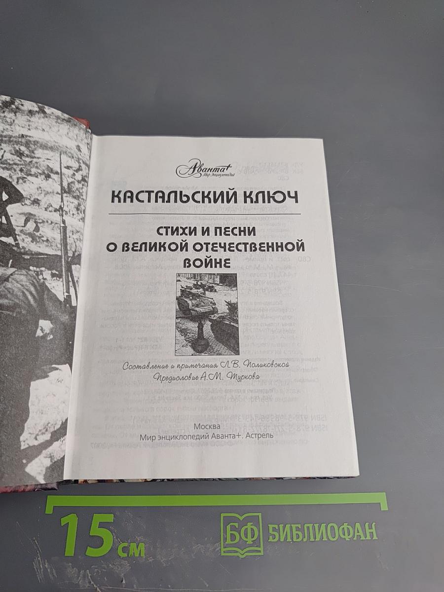 Кастальский ключ. Стихи и песни о Великой Отечественной войне