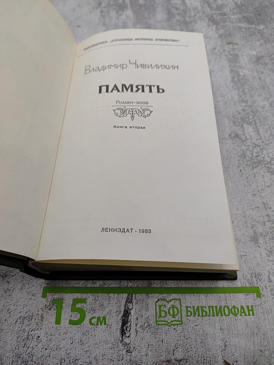 Память. Роман-эссе. Книга вторая