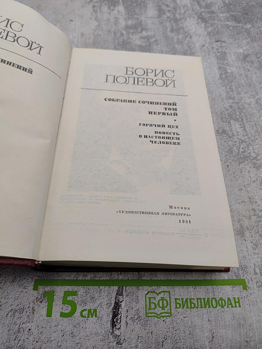 Собрание сочинений. Том 1. Горячий цех. Повесть о настоящем человеке
