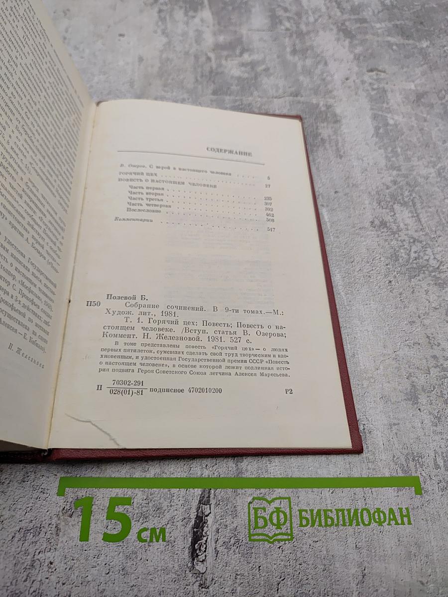 Собрание сочинений. Том 1. Горячий цех. Повесть о настоящем человеке