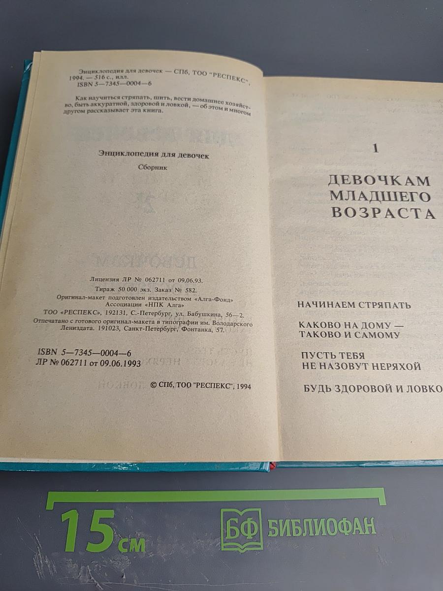 Энциклопедия для девочек