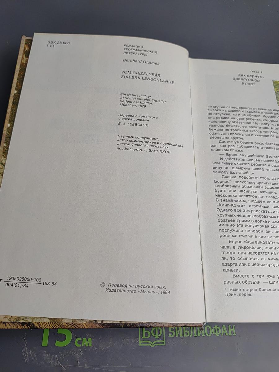 От кобры до медведя гризли