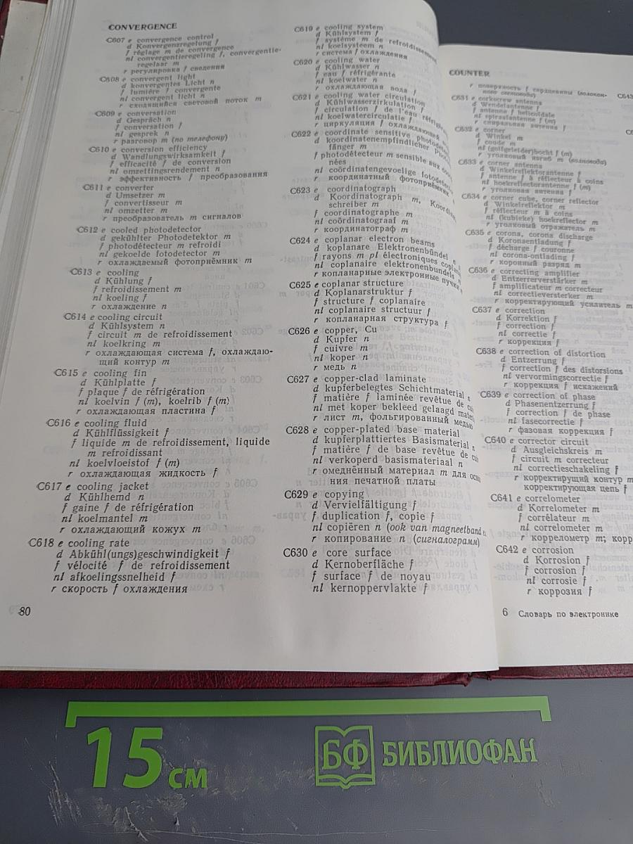 Словарь по электронике. Английский, немецкий, французский, нидерландский, русский