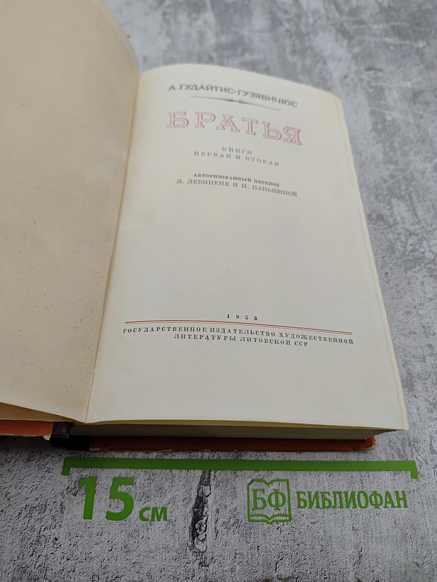 Братья (Книги первая и вторая)