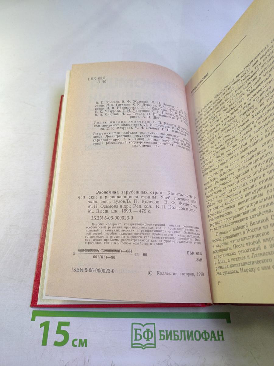 Экономика зарубежных стран. Капиталистические и развивающиеся страны