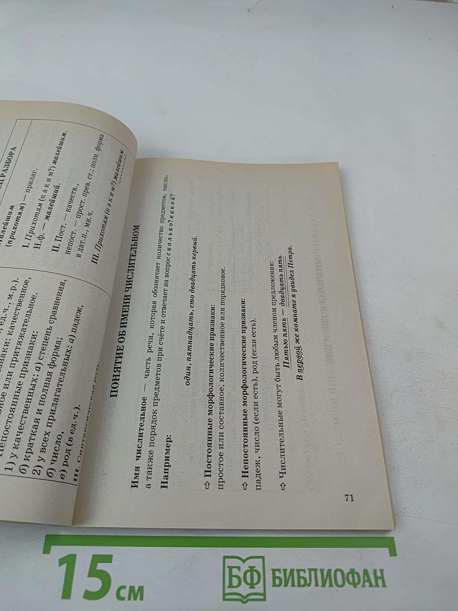 Русский язык в схемах и таблицах для школьников и выпускников. Справочник