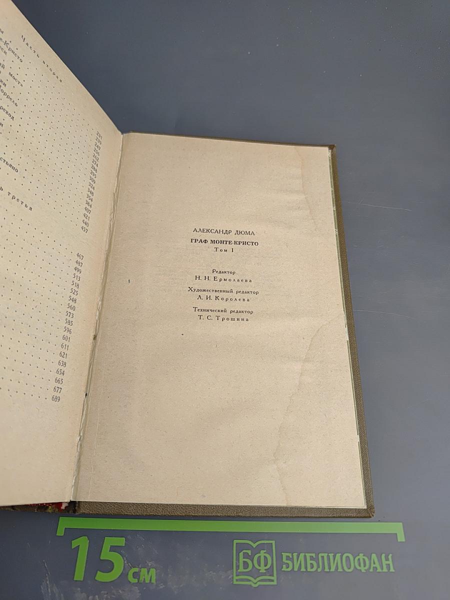 Граф Монте-Кристо. Том 1