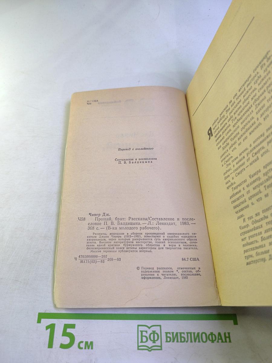 Прощай, брат