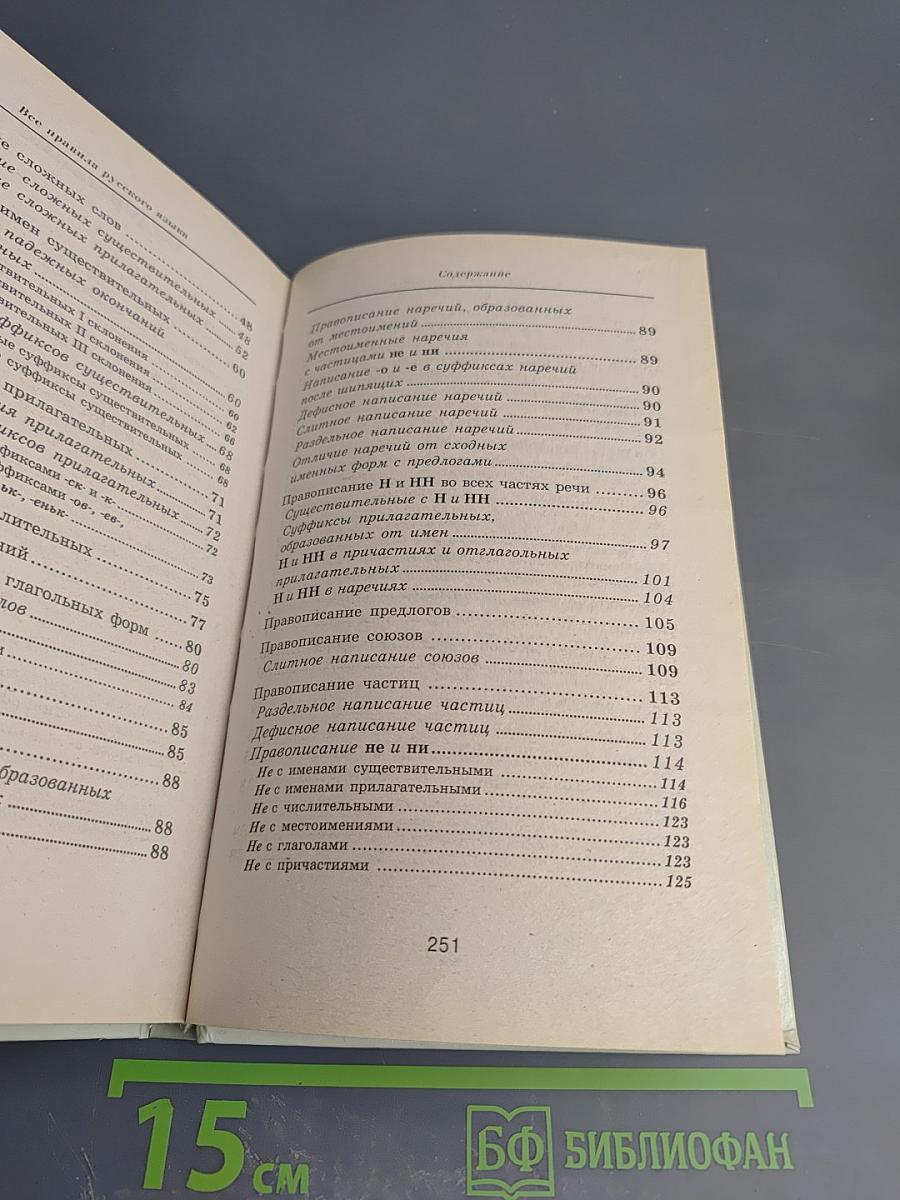 Все правила русского языка