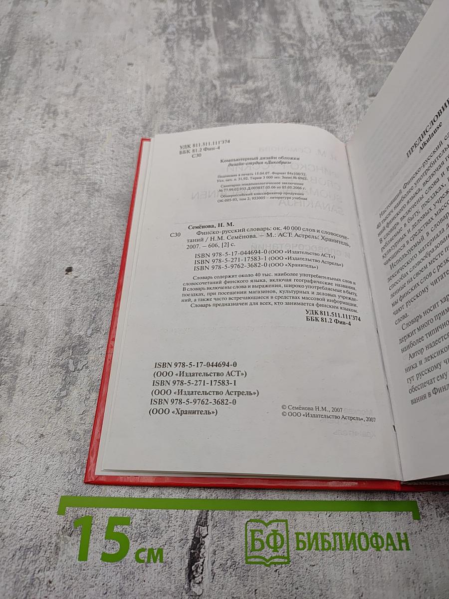 Финско-русский словарь