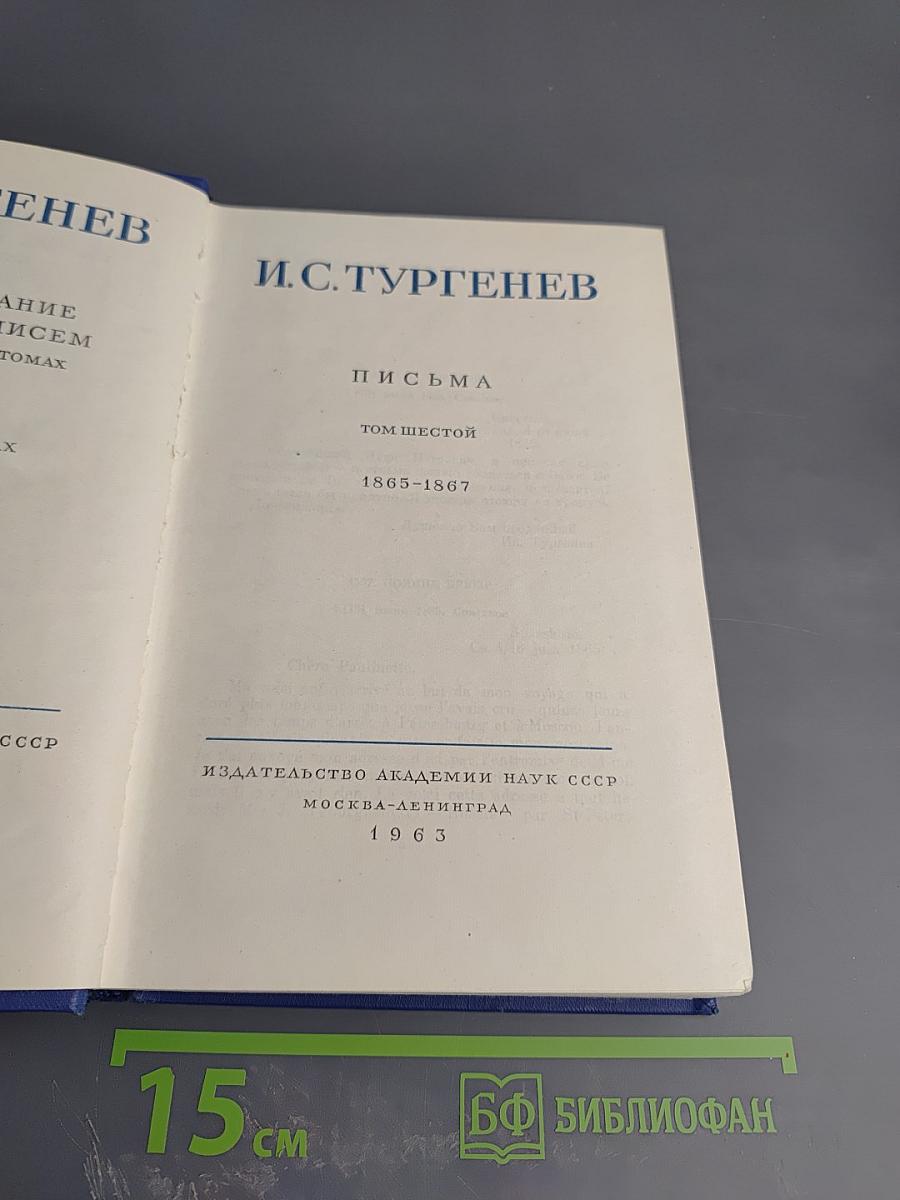 Письма. Том шестой. 1865-1867