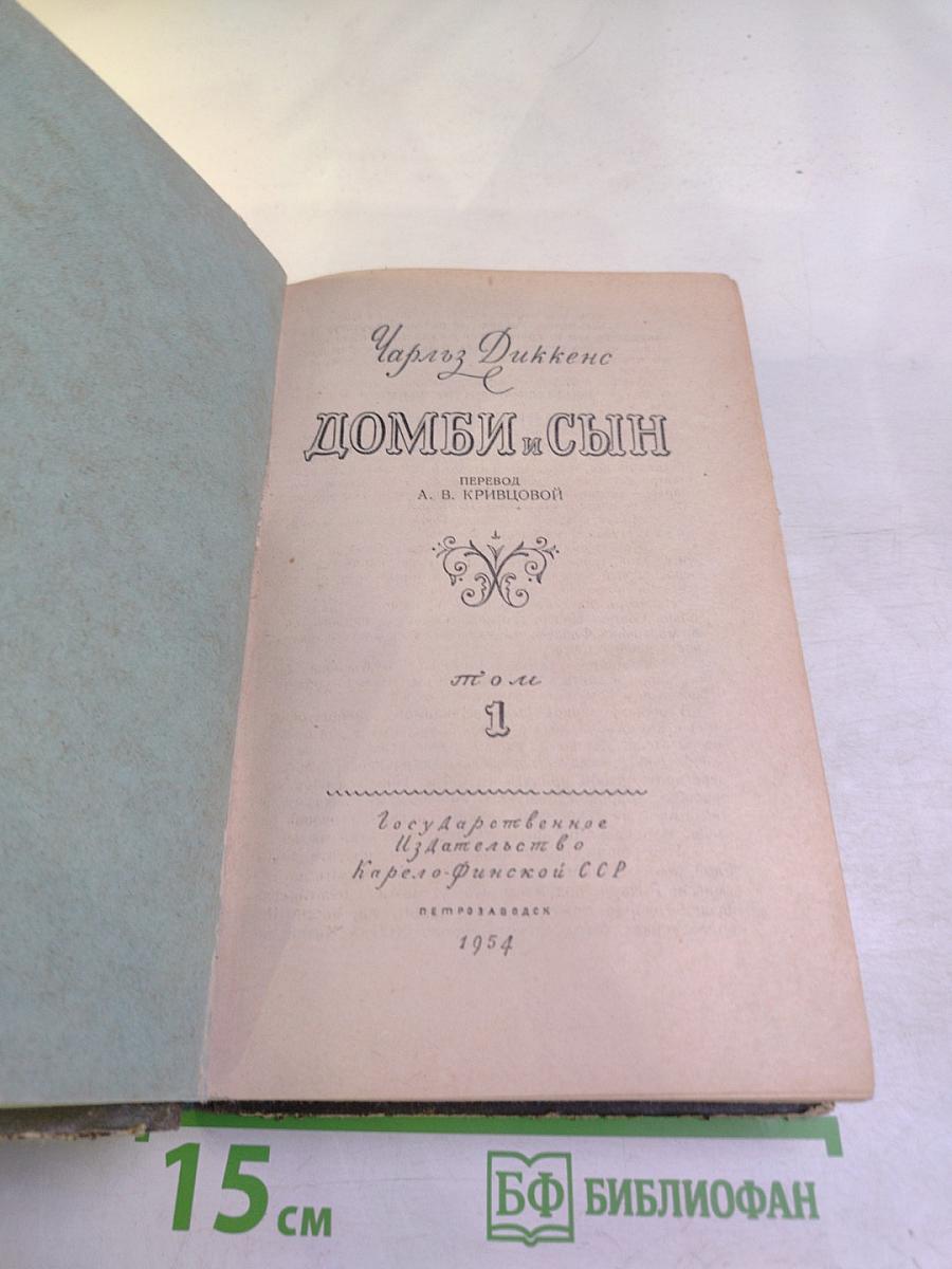 Домби и сын, Том 1