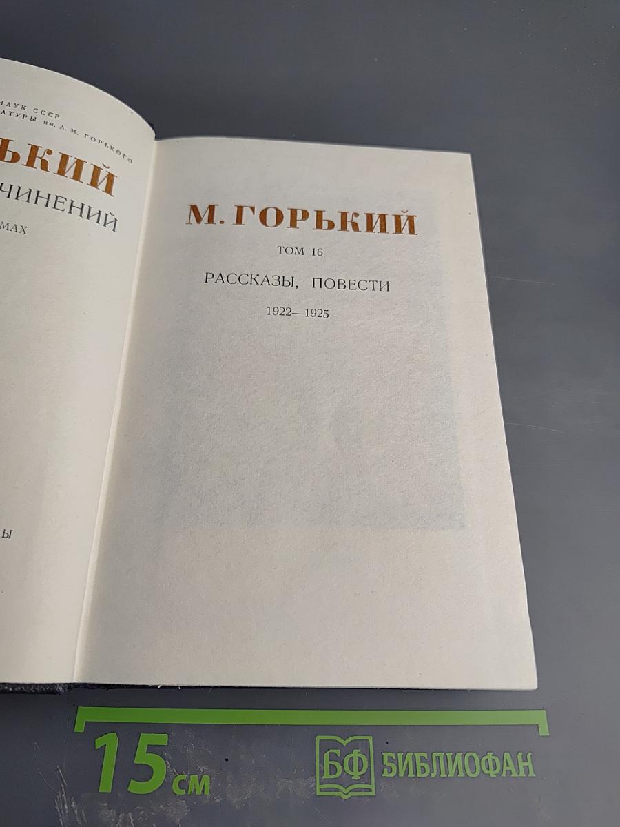 Собрание сочинений. Том 16: Рассказы, повести 1922-1925