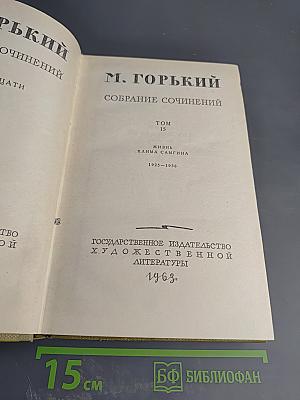 Собрание сочинений. Том 15. Жизнь Клима Самгина (Сорок лет). Часть четвертая