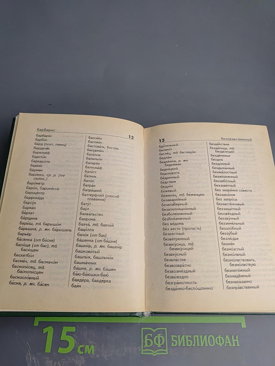Орфографический словарь русского языка для школьников. Грамматика