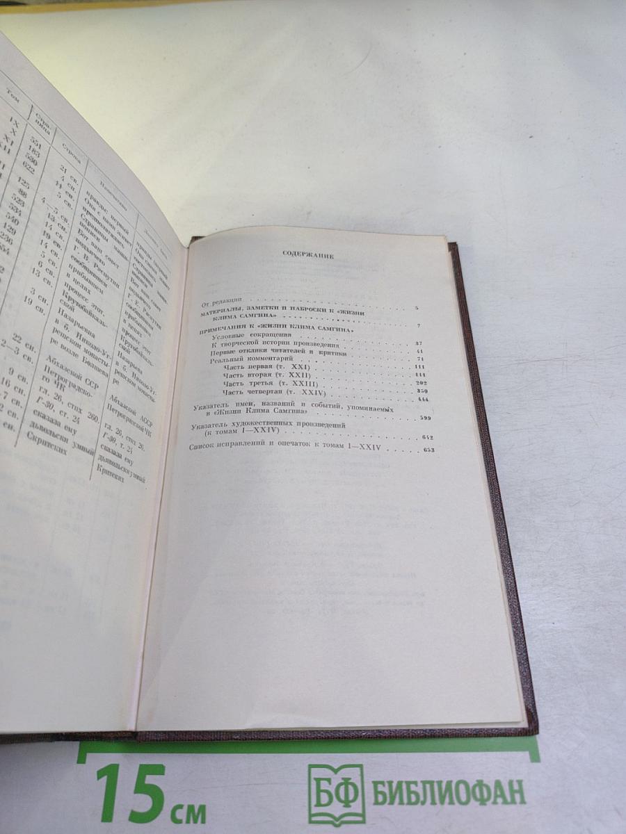 Жизнь Клима Самгина (Сорок лет). Заметки, наброски, примечания, указатели. Том 25