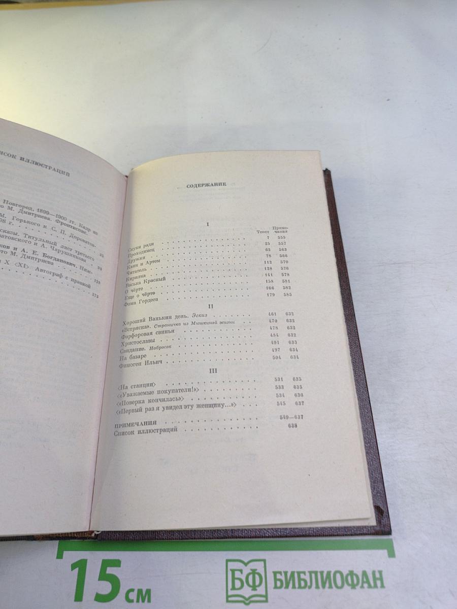 "Фома Гордеев", Рассказы, Очерки, Наброски, Стихи 1897-1899. Том Четвертый