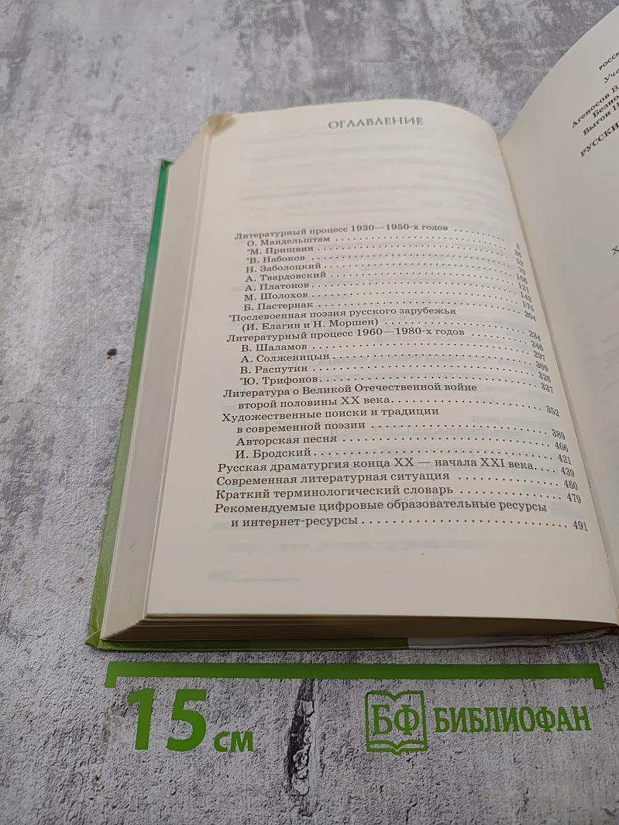 Литература. 11 класс. Часть 2. Углубленный уровень