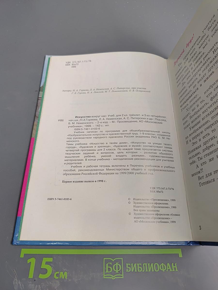 Искусство вокруг нас 2 класс