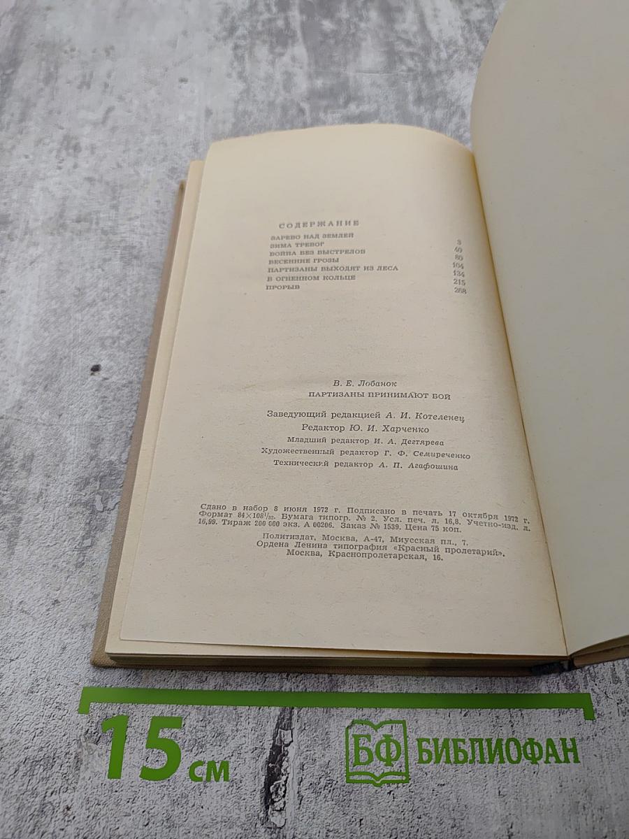 Партизаны принимают бой