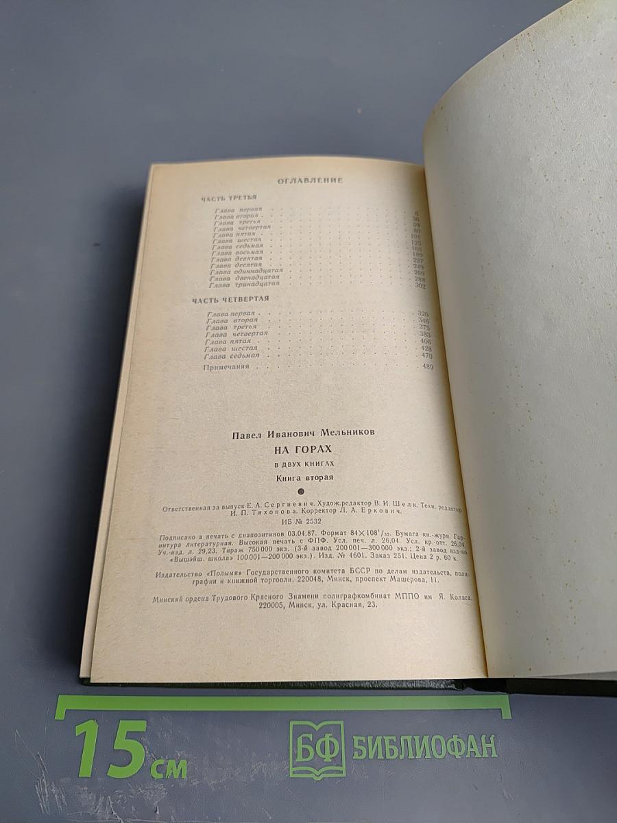 На горах. Книга вторая