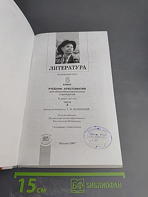Литература. Начальный курс. 8 класс, часть 2