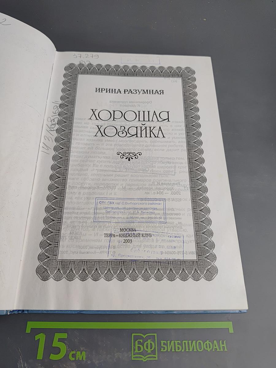 Хорошая хозяйка