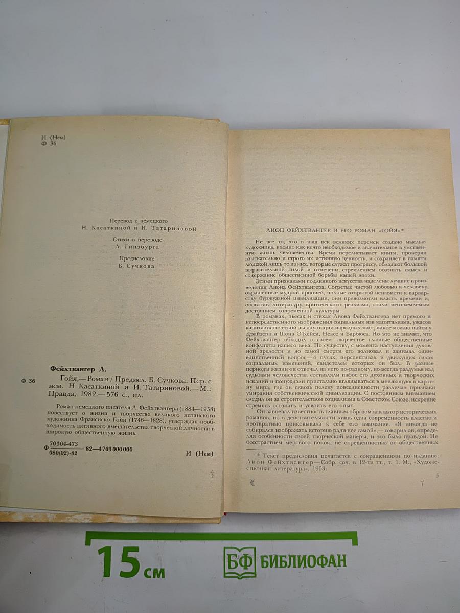 Гойя, или Тяжкий путь познания