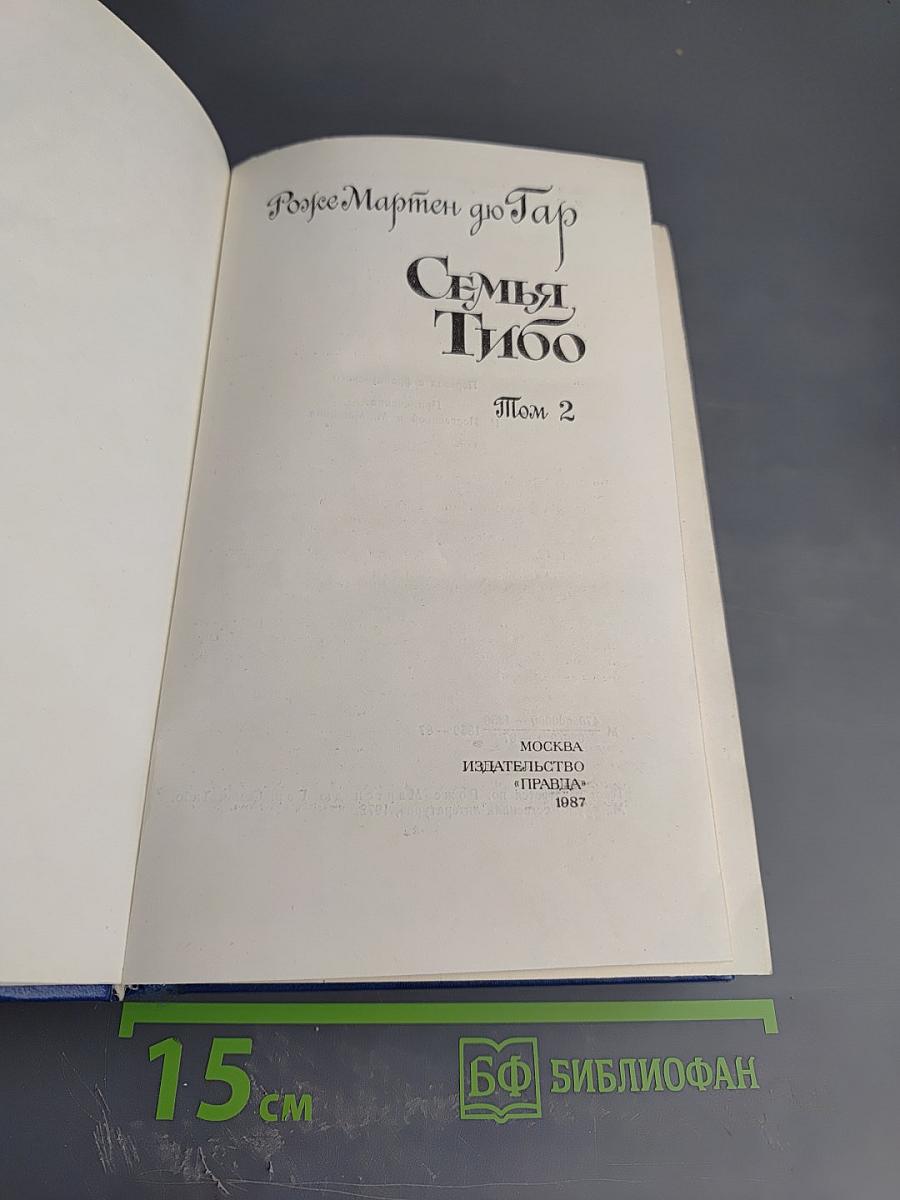 Семья Тибо. Том 2