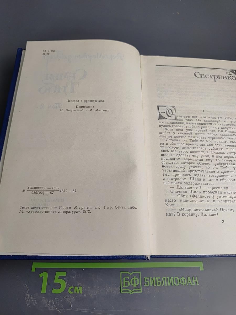 Семья Тибо. Том 2