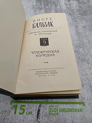 Собрание сочинений в 24 томах. Том 9: Человеческая комедия. Утраченные иллюзии. Провинциальная знаменитость в Париже