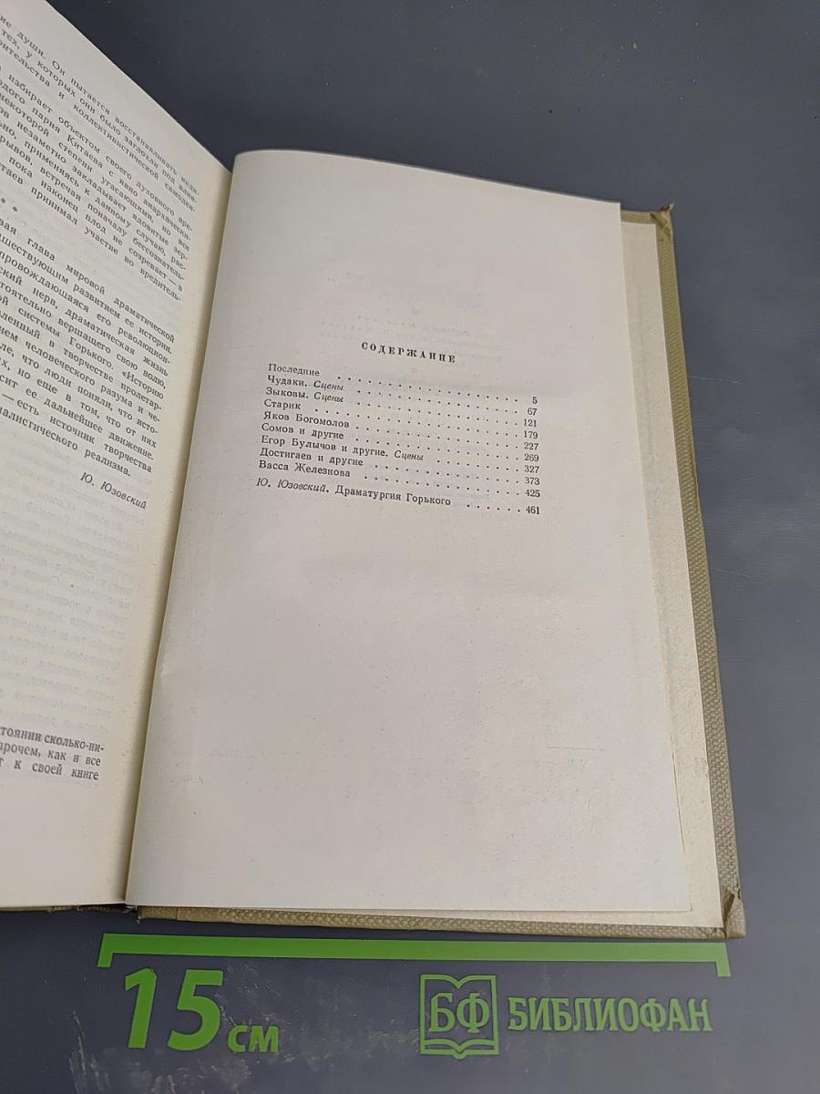 Собрание сочинений Том 17. Пьесы. М. Горький