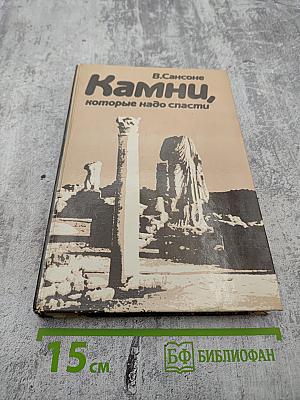 Камни, которые надо спасти